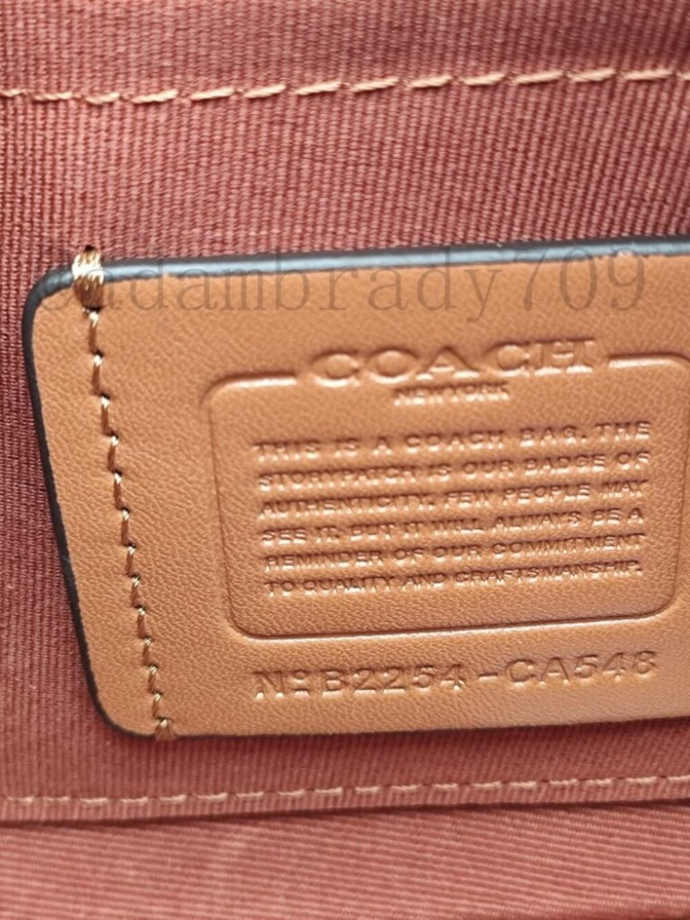 🥁🥁🥁Coach Teri shoulder bag brown - Picture 8 of 9